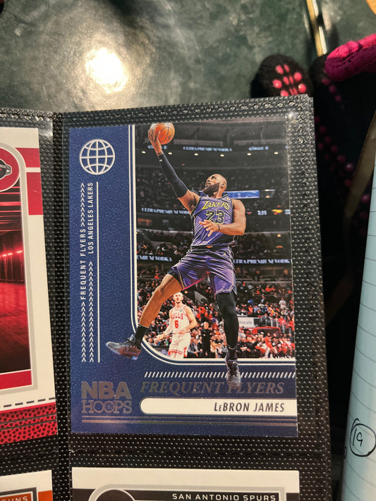Lakers NBA Hoops Pack (5) Lebron James, Shaquille O'Neal, Luka Doncic, Dalton Knecht, Spencer Dinwiddie