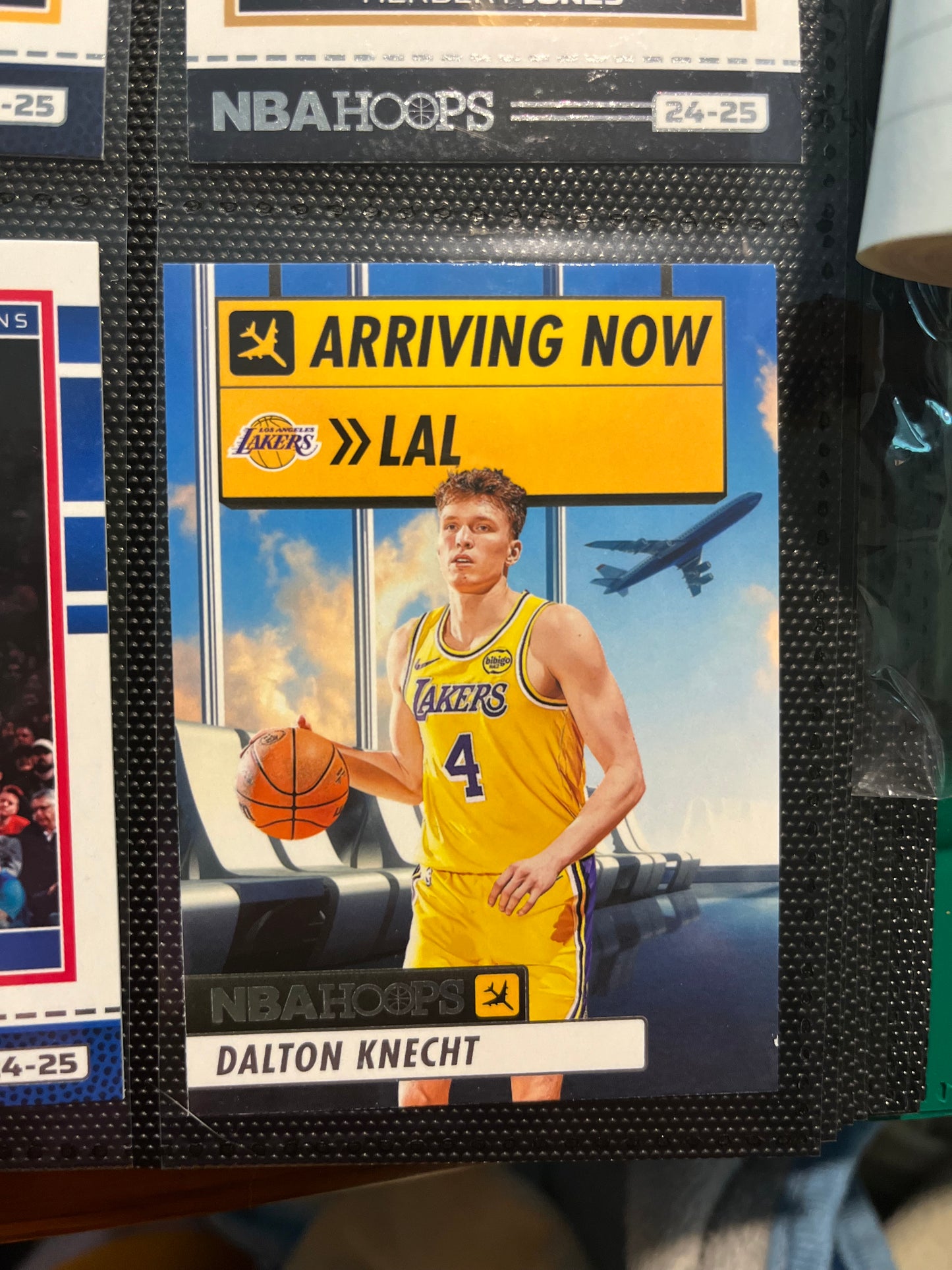 Lakers NBA Hoops Pack (5) Lebron James, Shaquille O'Neal, Luka Doncic, Dalton Knecht, Spencer Dinwiddie
