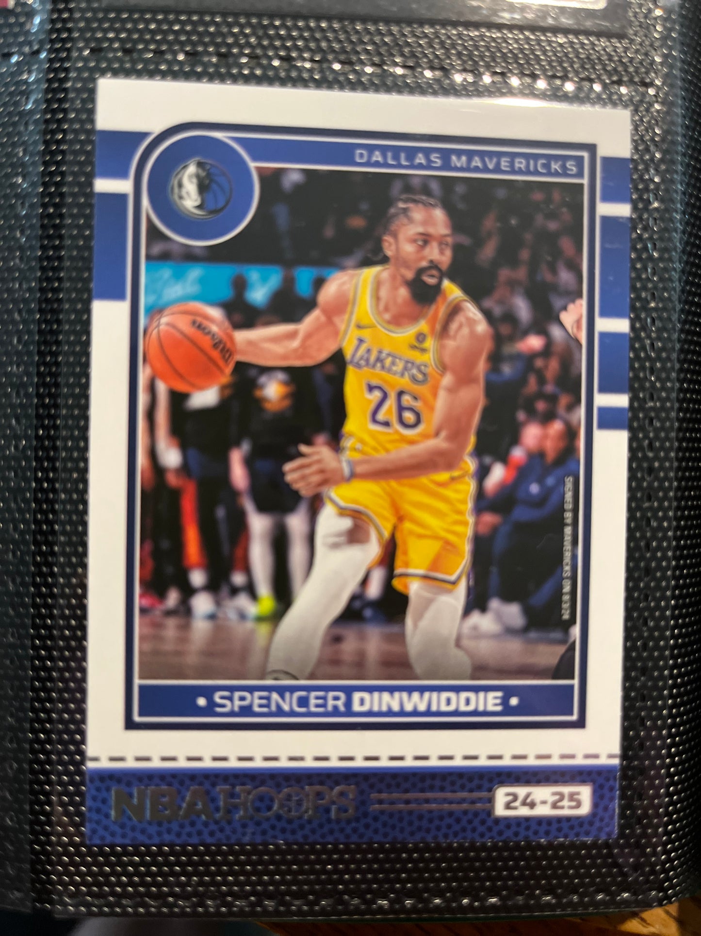 Lakers NBA Hoops Pack (5) Lebron James, Shaquille O'Neal, Luka Doncic, Dalton Knecht, Spencer Dinwiddie