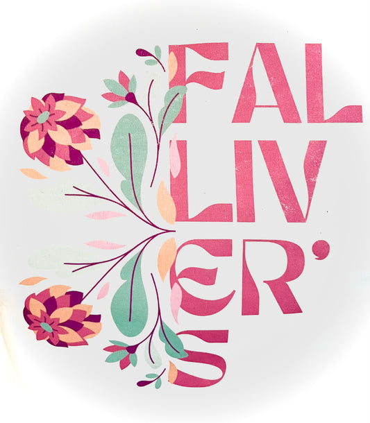 Falliver's Flowers Short-Sleeve T-Shirt Design
